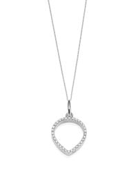 Monica Vinader | Metallic Diva Lotus Open Pendant | Lyst