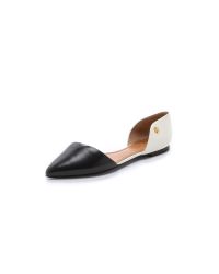 tory burch two tone flats