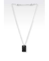 Emporio Armani | Metallic Necklace for Men | Lyst