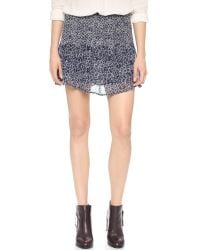 Ulla Johnson | Blue Colette Silk Miniskirt | Lyst