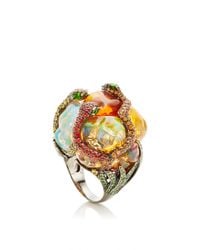 Lydia Courteille | Multicolor One Of A Kind Gardens Of Xochimilco Ring | Lyst