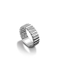 John Hardy | Metallic Band Ring for Men | Lyst