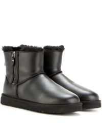 ugg classic mini double zip leather