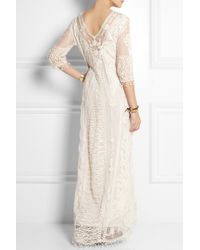 tulle crocheted topshop maxi embroidered lace dress