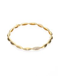 Alexis Bittar Fine | Metallic Diamond 18k Yellow Gold Marquislink Tennis Bracelet | Lyst
