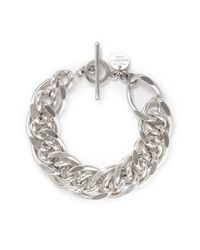 Philippe Audibert | Metallic Gourmette Chain Bracelet | Lyst