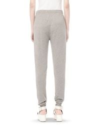 Alexander Wang Gray Lightweight French Terry Sweatpants