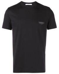 givenchy logo patch t shirt