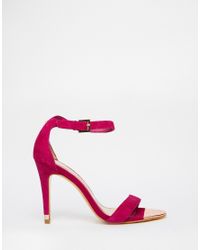 ted baker barely there heeled sandals