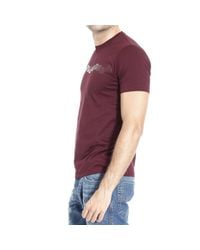Emporio Armani | Purple T-shirt for Men | Lyst