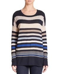 Vince | Multicolor Superwash Variegated Stripe Sweater | Lyst