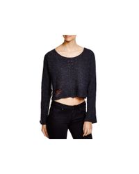 Wildfox | Black Terra Crop Top | Lyst