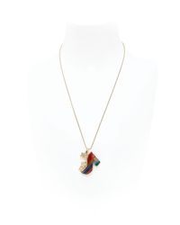 Ferragamo | Metallic Miniature Preziose Necklace | Lyst