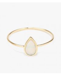 Catbird | Metallic Opal Teardrop Ring | Lyst