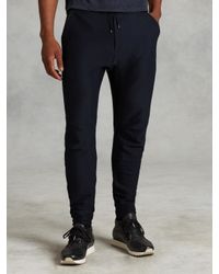 John Varvatos | Blue Drawstring Knit Pant for Men | Lyst