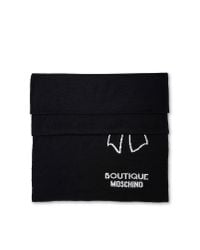 Boutique Moschino | Black Scarf | Lyst