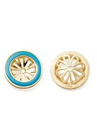 earrings milky clarke astley aquamarine