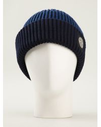 stone island two tone beanie