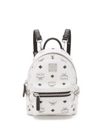 mcm side stud baby stark backpack