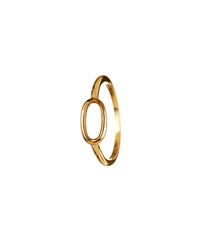 Lulu Frost - Metallic Code Number 14kt #0 Ring - Lyst