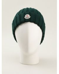 green moncler beanie