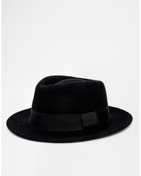 mens wide brim pork pie hat