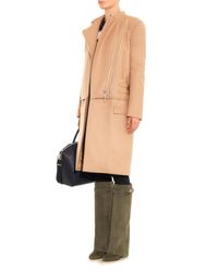 givenchy shark lock boots suede