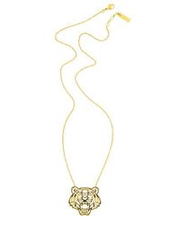 KENZO | Metallic Oversize Tiger Necklace | Lyst