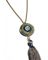 Matthew Williamson | Blue Jewelled Pendant Necklace | Lyst
