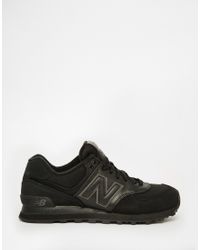new balance 574 mono suede