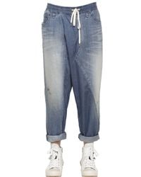 Miharayasuhiro | Blue Baggy Washed Light Cotton Denim Jeans for Men | Lyst