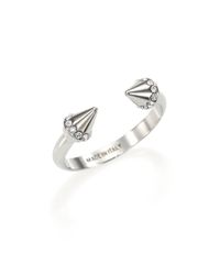 Vita Fede | Metallic Ultra Mini Titan Crystal Ring/Silvertone | Lyst