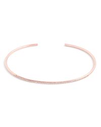 J.Crew | Pink Gabriela Artigas 14k Gold Subtle Cuff Bracelet With White Diamonds | Lyst