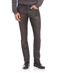 John Varvatos | Gray Low Rise Slim-leg Grey Jeans for Men | Lyst