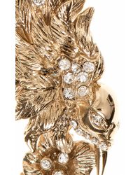 Marchesa | Metallic Bird Button Earrings | Lyst