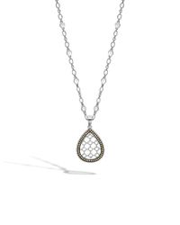 John Hardy | Metallic Dot Drop Pendant | Lyst