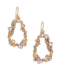 Alexis Bittar | Metallic Elements Moonlight Crystal Mosaic Link Drop Earrings | Lyst