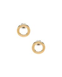 Marc By Marc Jacobs Metallic All Tied Up Doughnut Studs
