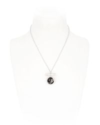 Vivienne Westwood | Metallic Orbit Bottle Top & Safety Pin Necklace | Lyst