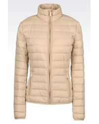 Armani Jeans | Natural Down Coat | Lyst