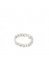 Balenciaga | Metallic Classic Silver 3 Studs Bracelet | Lyst