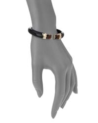 Alexis Bittar | Black Pop Surrealist Lucite & Crystal Brake Cuff Bracelet | Lyst