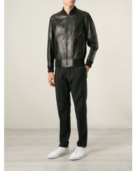 alexander mcqueen leather jacket mens