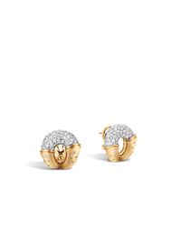 John Hardy | Metallic Bamboo Earrings | Lyst