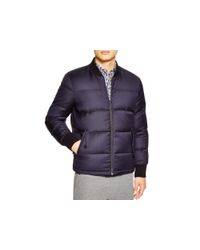 Kent And Curwen | Blue Wool Down Bomber Jacket for Men | Lyst