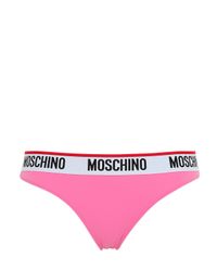 Moschino | Pink Microfiber Brief for Men | Lyst