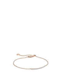Monica Vinader | Metallic Skinny Curve Bracelet | Lyst