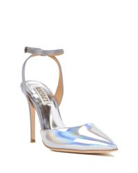 Badgley Mischka | Metallic Presto Pointed Toe Evening Shoe | Lyst