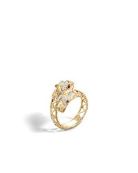 John Hardy | Metallic Legends Naga Double Dragon Head Ring | Lyst