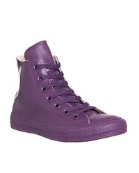 purple rubber converse